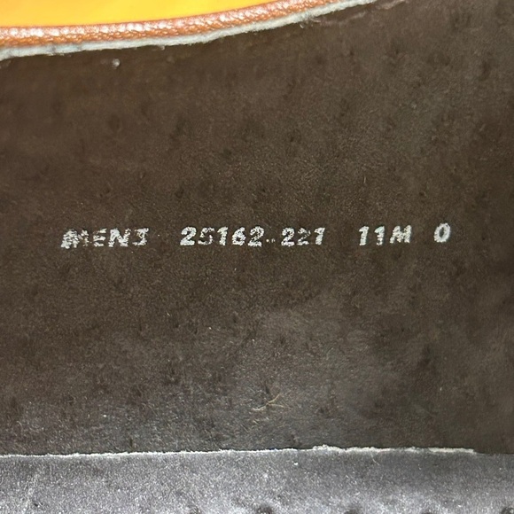 Stacy Adams Men’s Tan and Black Loafers Leather Size 11M - Picture 8 of 10